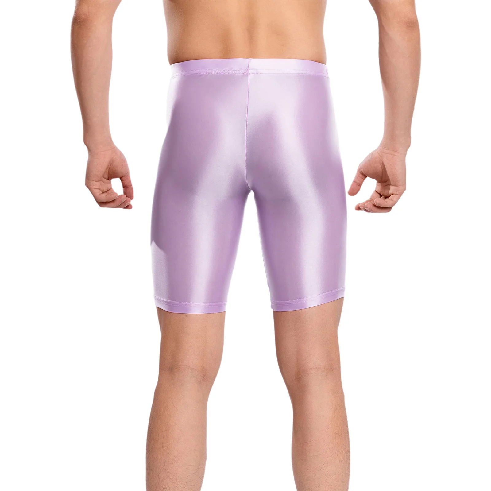 ملابس سباحة رجالي لامعة سراويل بوكسر زيت الفيل بلون سراويل للسباحة غمد الحقيبة الملابس الداخلية السراويل كمال الاجسام ملابس النوم #2