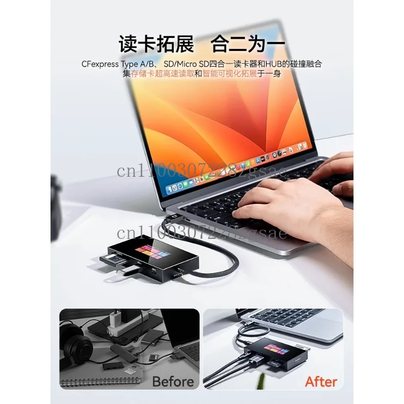Card reader cfa/cfb high-speed CFexpressTypeA/B memory card SD/TF professional card reader uhsii camera mobile phone