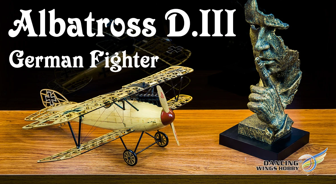 Echtes falke statisches flugzeug modell albatross 500mm flügels pann weite laser geschnittenes basla holz flugzeug aero modelismus zum dekorieren sammeln – Detail 8