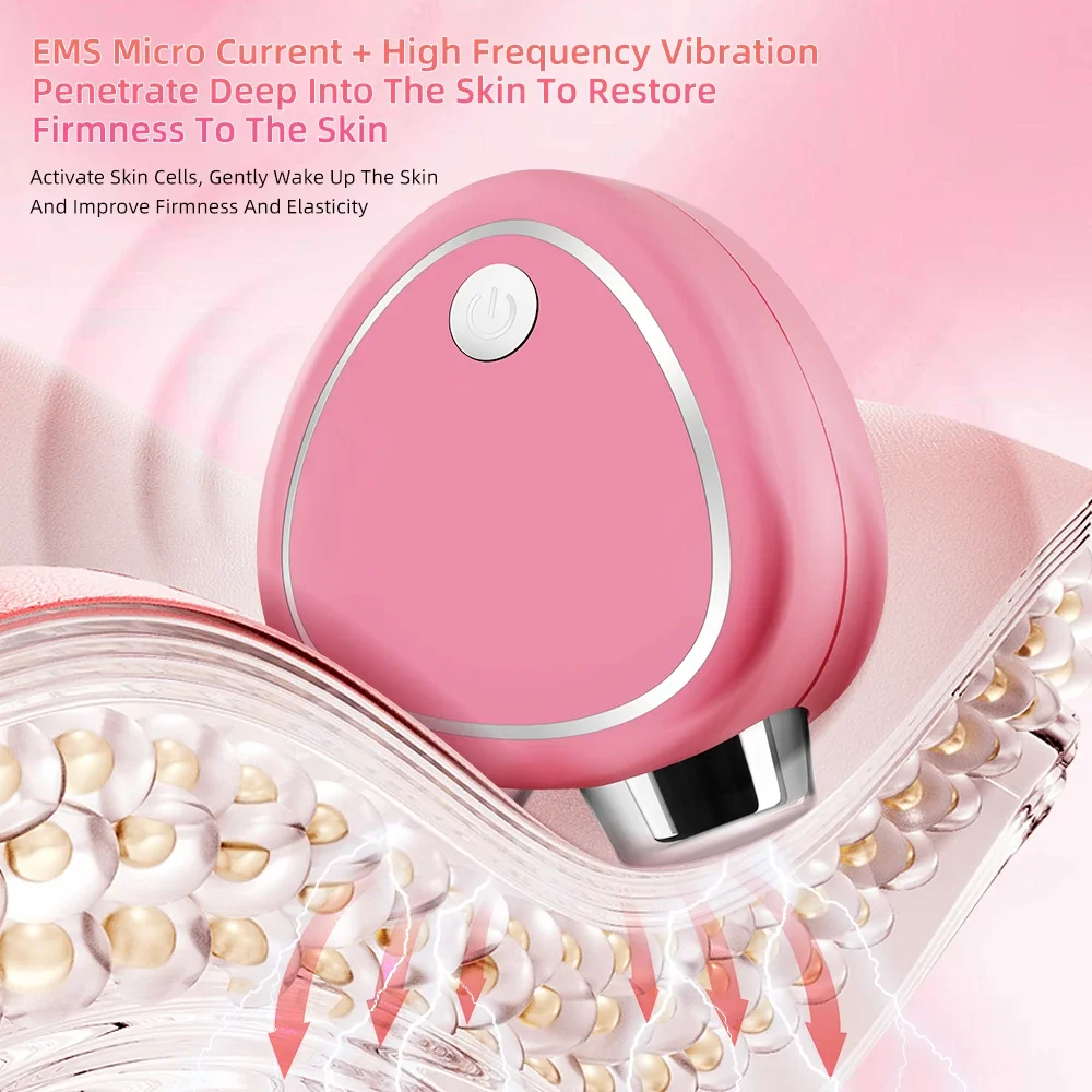 EMS Face Lifting Machine Facial Massager Microcurrent Roller Skin Tightening Rejuvenation Beauty Charging Facial Anti Wrinkle