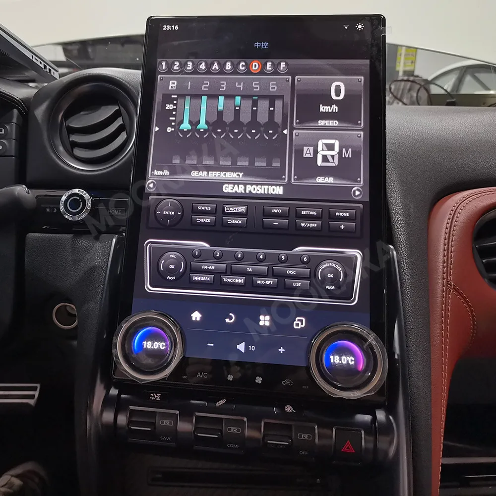 

For Nissan GTR 2007-2023 Android Car Radio Multimedia Video Wireless Carplay Autoradio Stereo GPS Navigation Head Unit