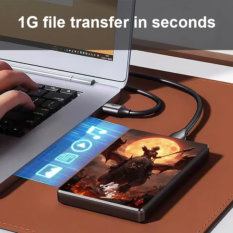 CoolFish Portable SSD External Hard Drive 1TB 512GB USB3.0 External Hard Disk Storage Decives For Laptop PC Macbook External SSD