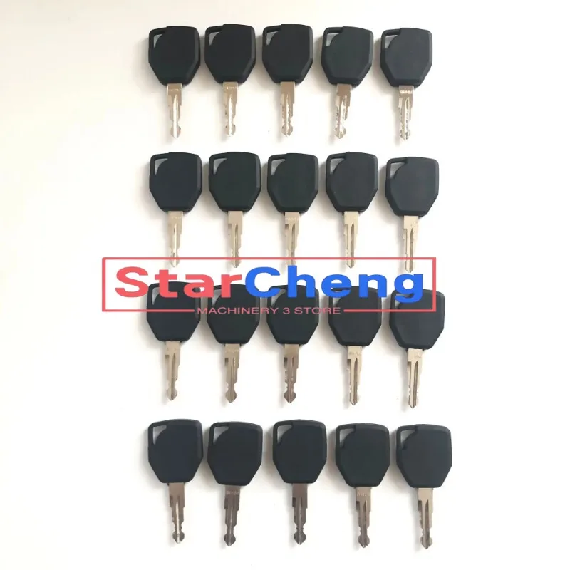 

Higher Quality 20pc Ignition Key 81404 fits Terex Backhoe 760 820 860 880 970 980 Excavator Parts