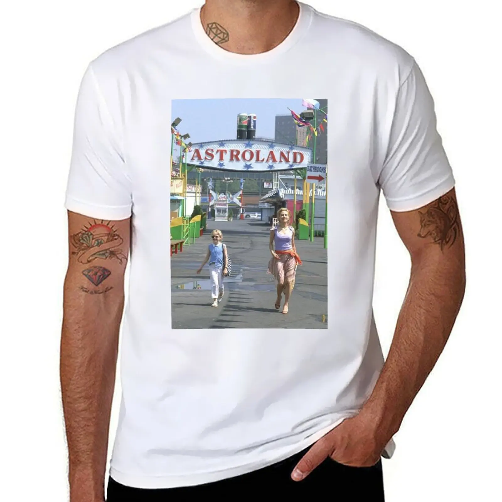 

Coney Island, Uptown Girls T-Shirt t shirts for man graphic vintage t shirts for man cotton soft T-Shirt