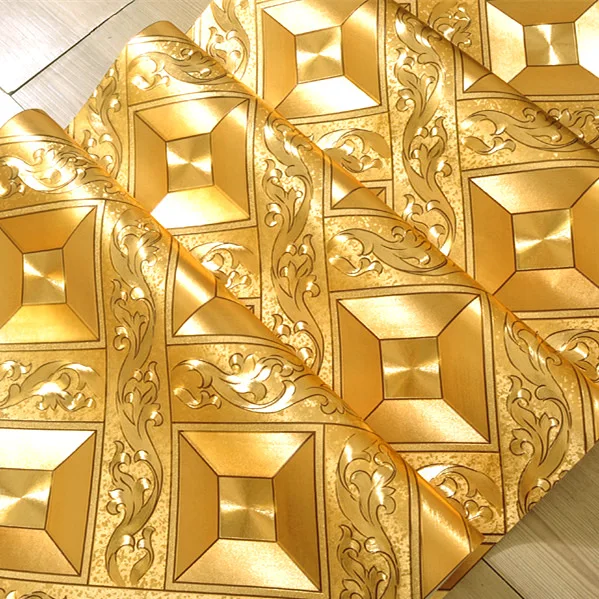carta-da-parati-decorativa-con-griglia-diamantata-giallo-oro-carta-da-parati-per-soffitto-di-ktv-bar-corridoi-e-soggiorni