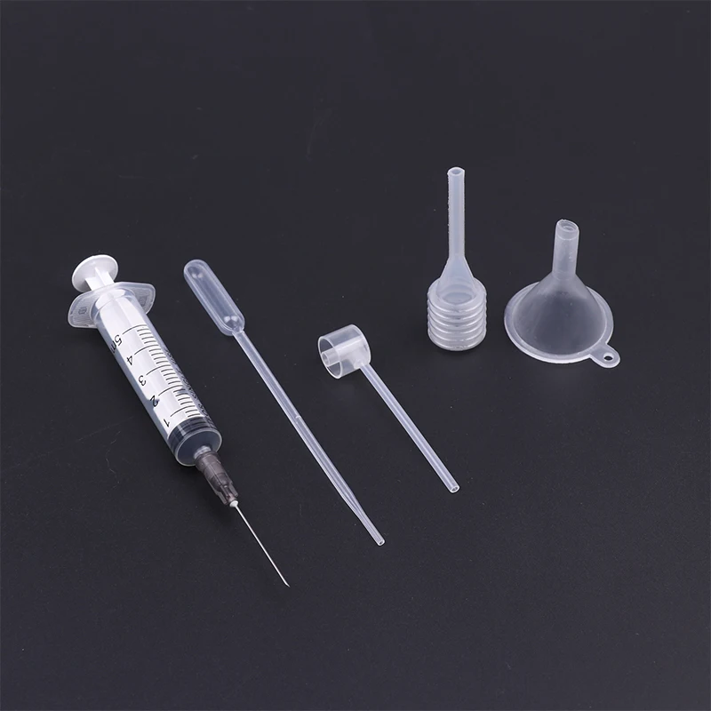 6units/Set Perfume Refill Tools Set Plastic Diffuser Syringe Straw Dropper Funnel Spray Dispensing Required Cosmetic Tools