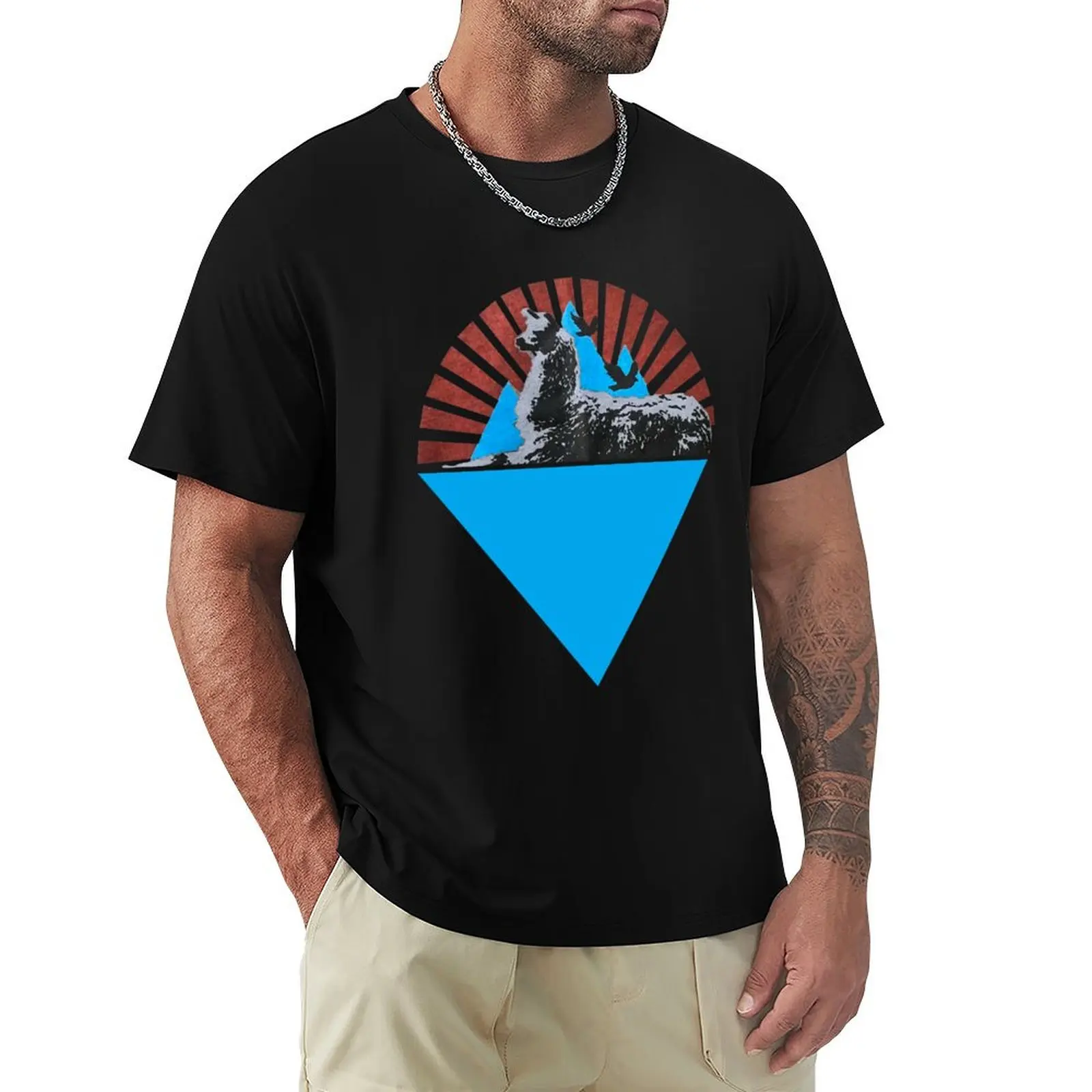 Phish Llamas Under the Stars T-Shirt t shirts for man cotton T-Shirt