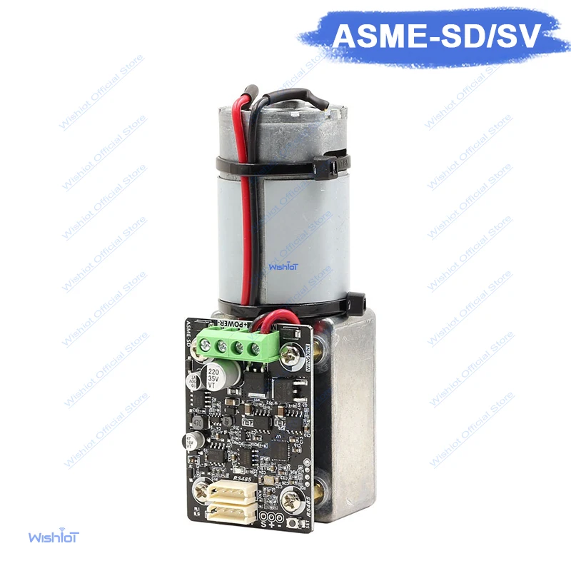 Servos de alto par serie ASME-SD/SV RS485-BUS gusano autoblocante 70/120kg.cm Servo de 360 grados 24V para manipulador de Robots grandes