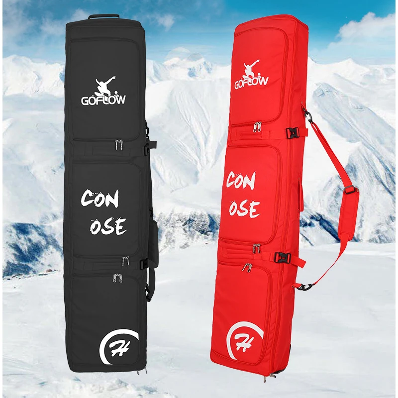 

Спорт на открытом воздухе, сумка для лыжных ботинок, сумка для хранения лыжных аксессуаров, водонепроницаемая сумка для лыж для сноуборда с колесами