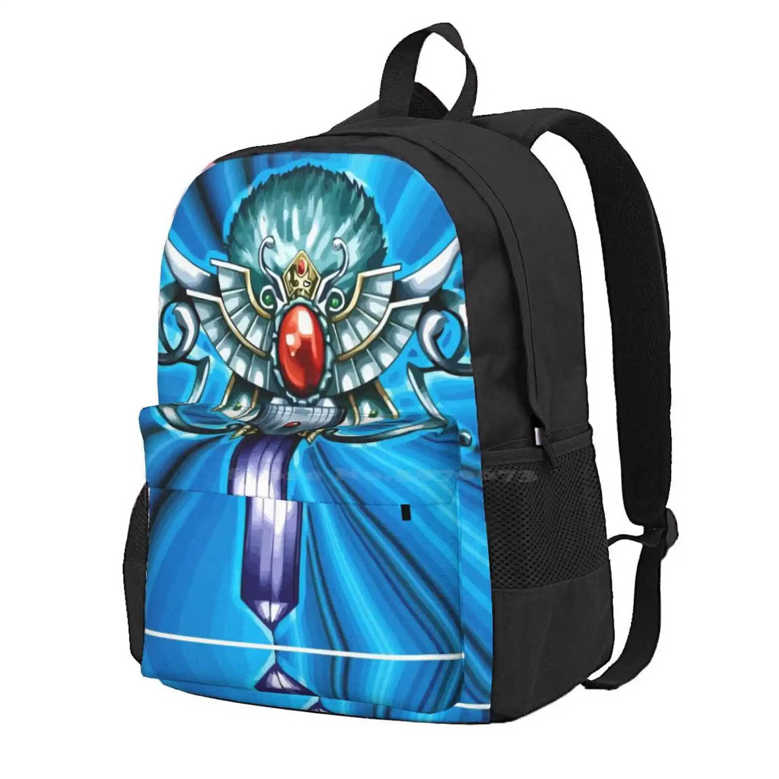 Monster Reborn Hot Sale Schoolbag Backpack Fashion Bags Yu Gi Oh Yugioh Blue Eyes White Dragon Black Dark Magician Girl Seto