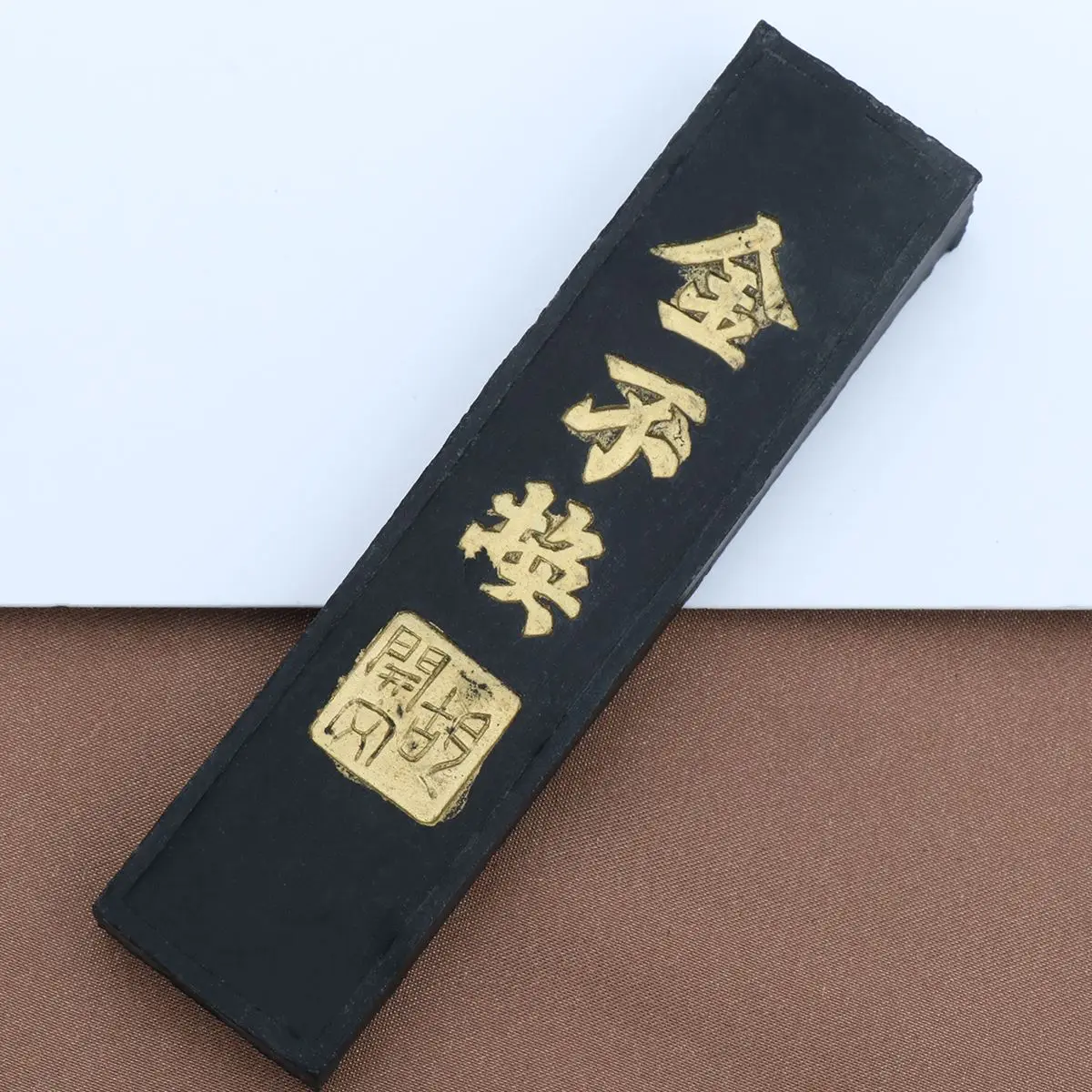 Chinese Calligraphy Ink Stone Handmade Ink Block Ink Stick for Chinese Japanese Calligraphy and Painting (Random Color)