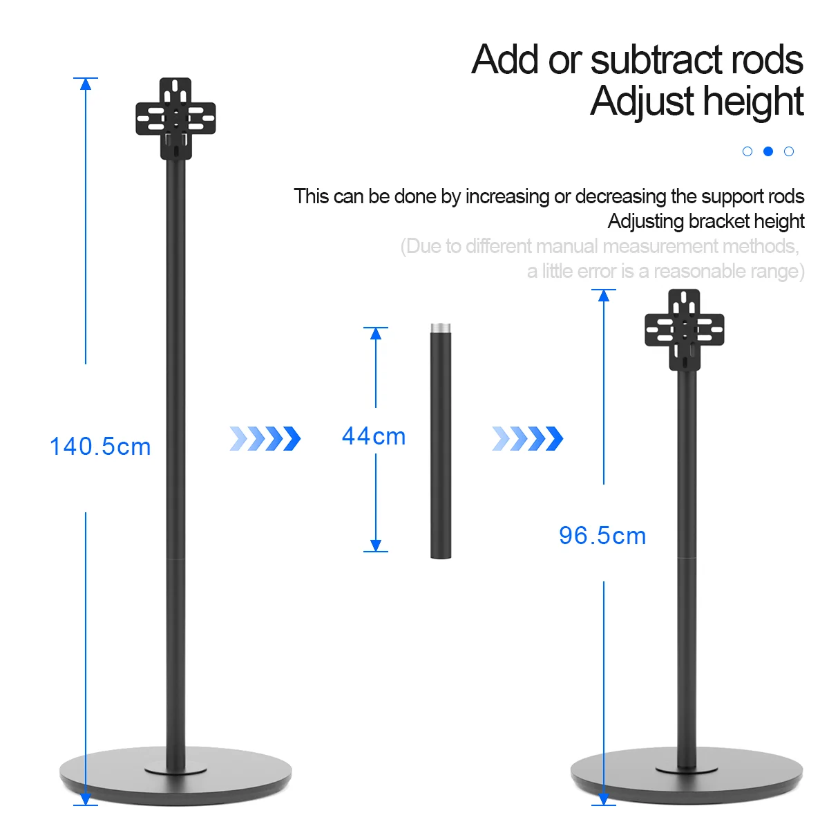 Imagem -05 - Holográfica Fan Screen Acessórios Liga de Alumínio Conveniente Monitor Multi-function Suporte Vertical Floor Stand 3d