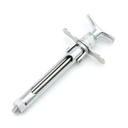 1Pc Tandpistool Spuit Roestvrij Staal Kwantitatieve Pers Type Spuit Tandheelkundig Chirurgisch Instrument 1.8Ml Tandheelkundige Chirurgie Tool