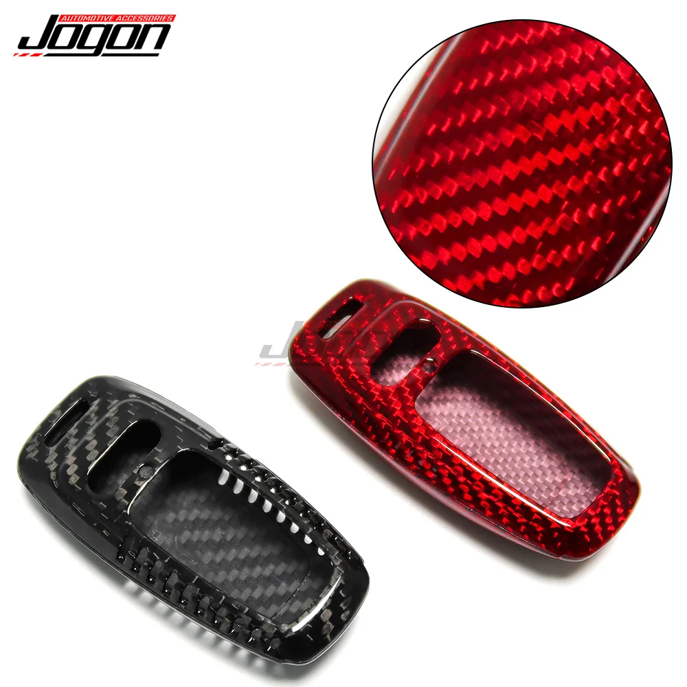 Real Carbon Fiber Remote Fold Key Case Shell Cover For Audi A3 S3 RS3 8Y A6 S6 RS6 C8 Q8 SQ8 RSQ8 A7 S7 RS7 4K A8 S8 4N Q7