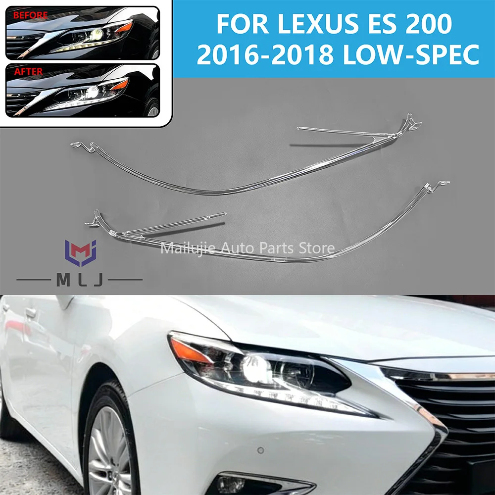 

Car Headlight Light Guide Strip Tube Angel Eye LOW-SPEC For Lexus ES300 ES200 2016-2018 Acrylic Tube Headlamp Light Guide DRL