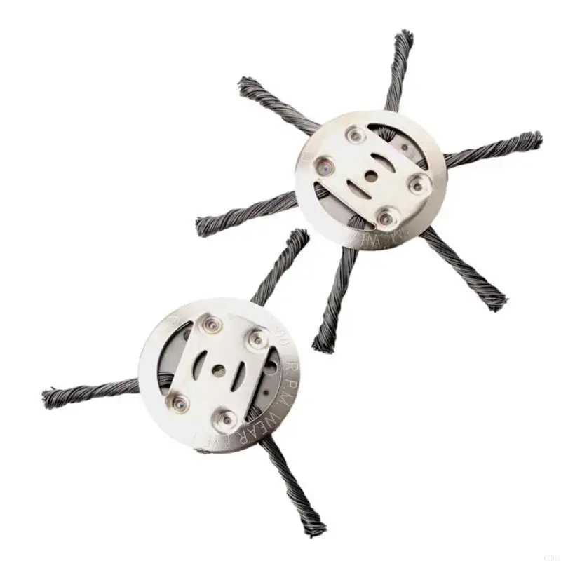 C90A Steel Wire Grass Trimmer for Head Lawn Mower Grass Brush Cutter Rounded