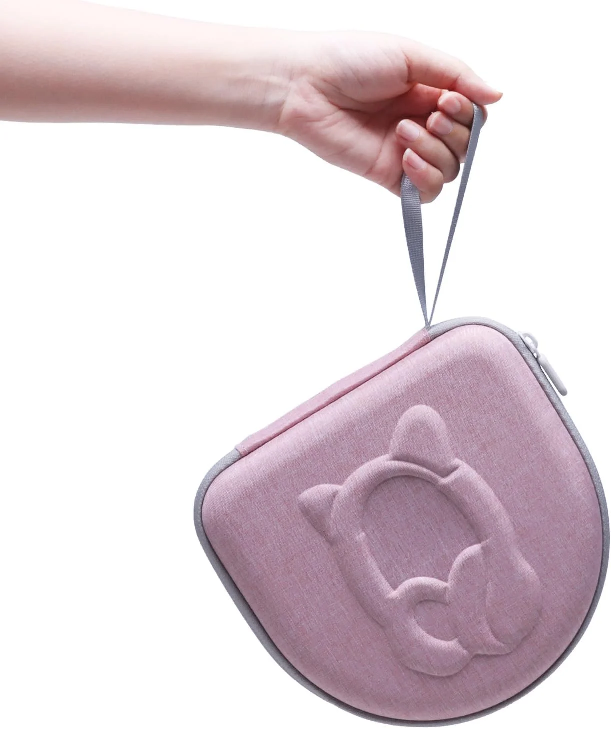 Etui na słuchawki dziecięce kompatybilne z iClever BTH13/Riwbox CT-7/CF9 i ONITOO B90 Cat Ear Kids Headphones, fioletowe (tylko etui) — zdjęcie produktu 5