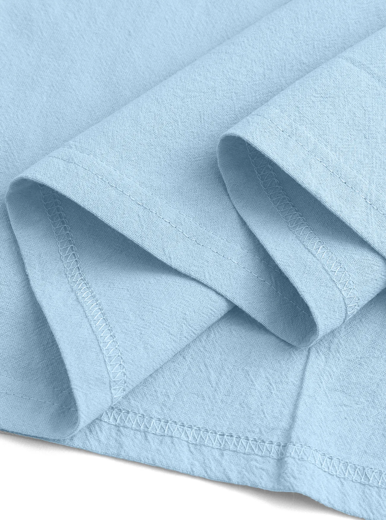 Hochwertiges Leinen-Poloshirt mit kurzen Ärmeln für Herren, lässig, locker, bequem, Sommer-T-Shirt mit Knopfverschluss und Umlegekragen. – Detail 30