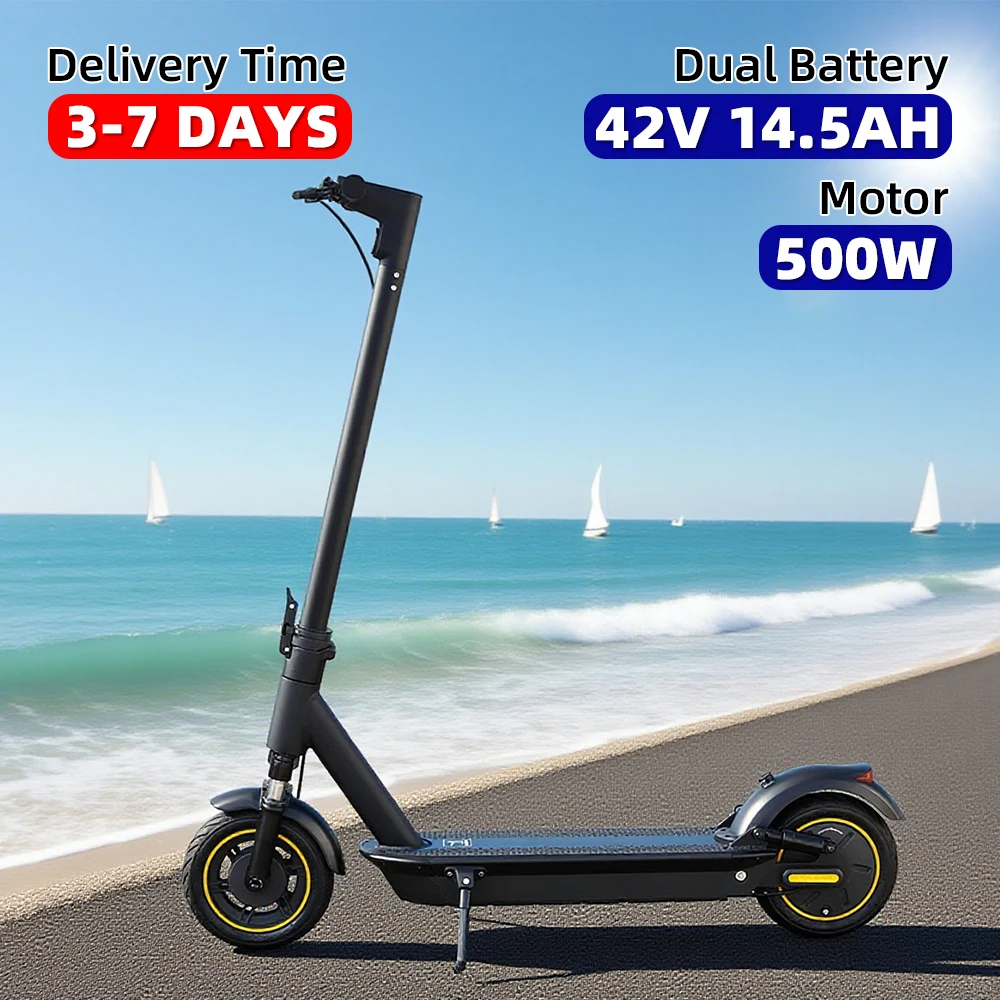 

One piece dropshipping 10 inch electric scooter 500W42V14.5AH lithium battery electric scooter in stock in the United States