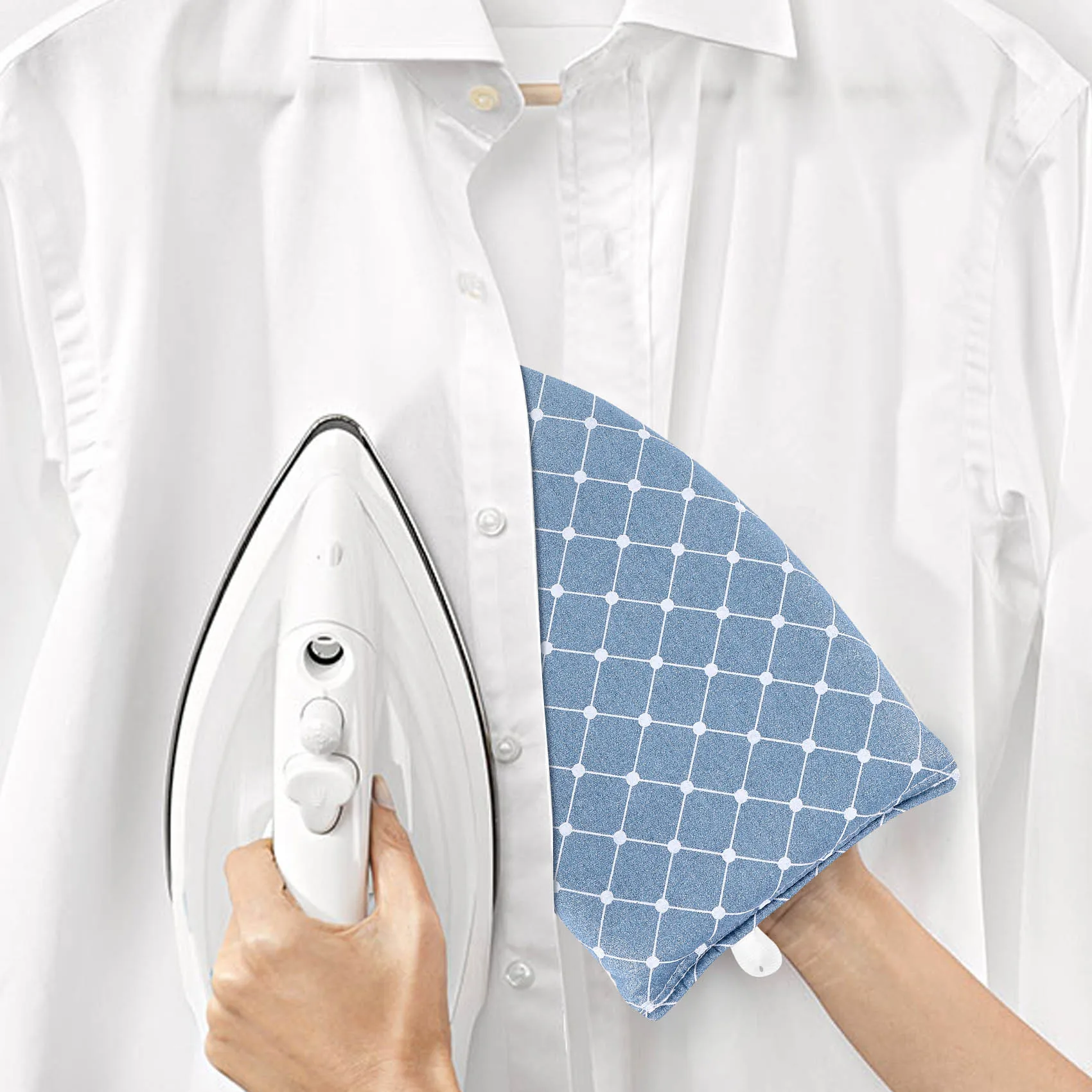 ถุงมือเตารีดไอน้ำสีฟ้า