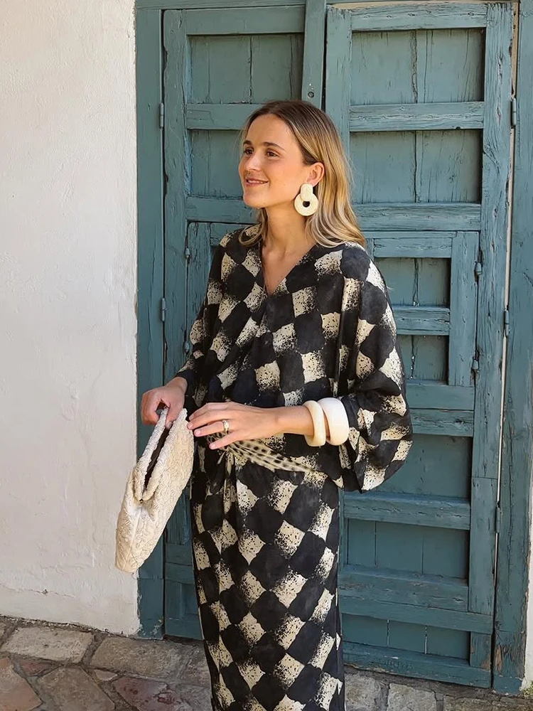 Aurelia Plaid Elegance Dress S4d6e5050d52c46ebb094a1a51ac0e5394