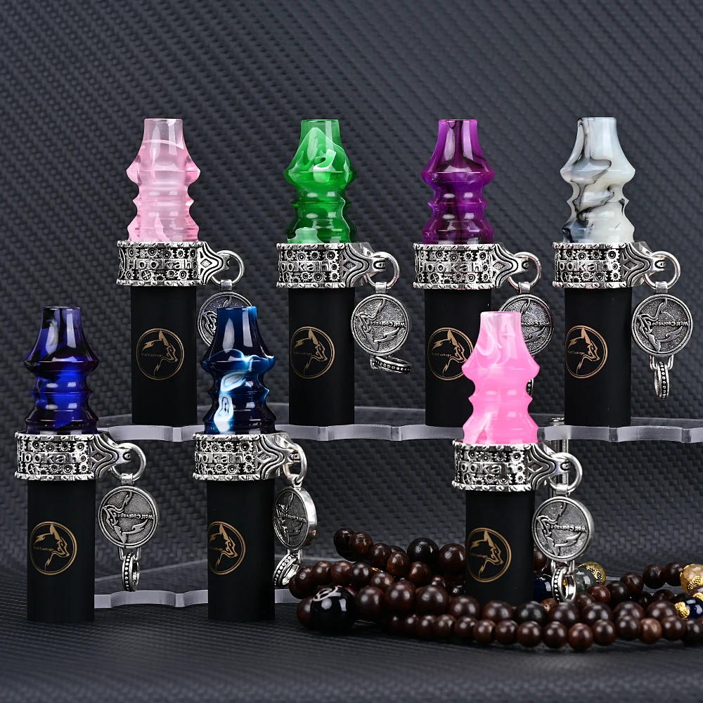 Wolfcoolvape chicha Hookah Mouthpieces Hookah Shisha Mouth Tips resin Water Pipe hubbly bubbly Shisha chicha Hookah Narguile