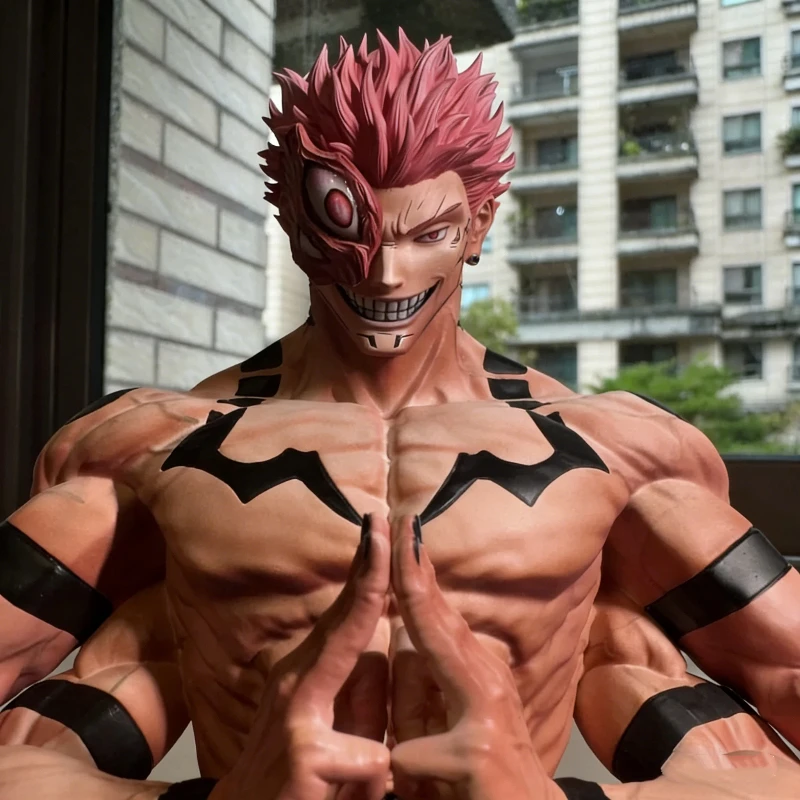 30cm Jujutsu Kaisen King Of Curses GK Ryomen Sukuna PVC Figures Exquisite Statue Anime Model Toy Home Ornament Collectible Gift