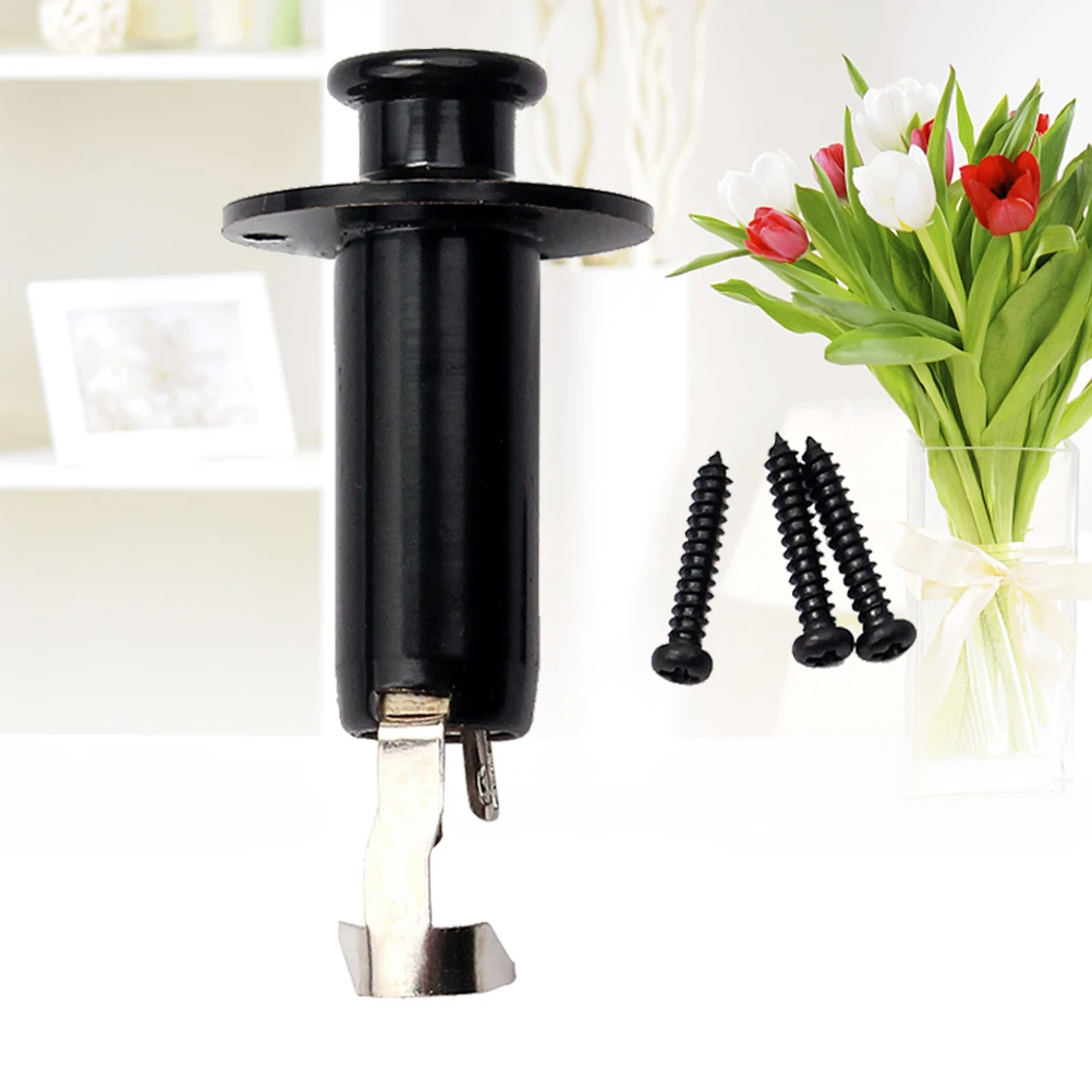 

Black Tube Insert Guitar Endpin Jack Cylinder Output Socket Stereo Ballad