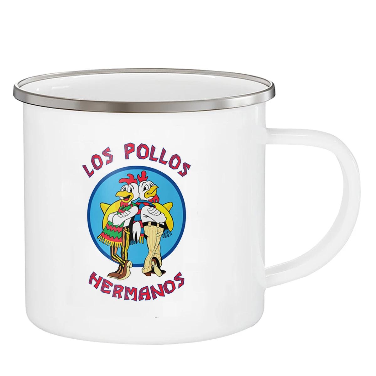 Los Pollos Hermanos Fried chicken mug 11oz Travel Coffee Mug Enamel Beer Mug Cup Friends Birthday Gift Mug