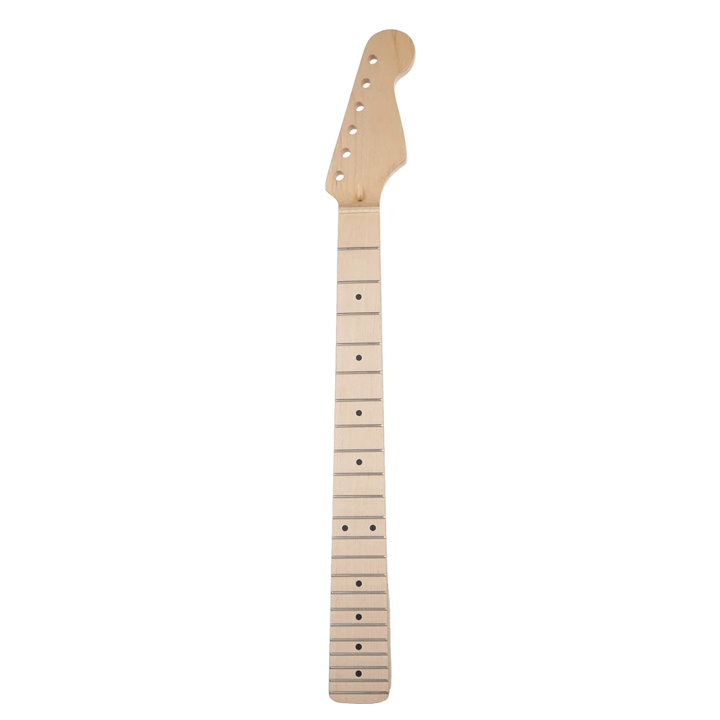 Electric Guitar Neck 22 Fret For ST Style Wooden Fingerboard Neck Parts Replacement For DIY Electric Guitar Luthier Accessories