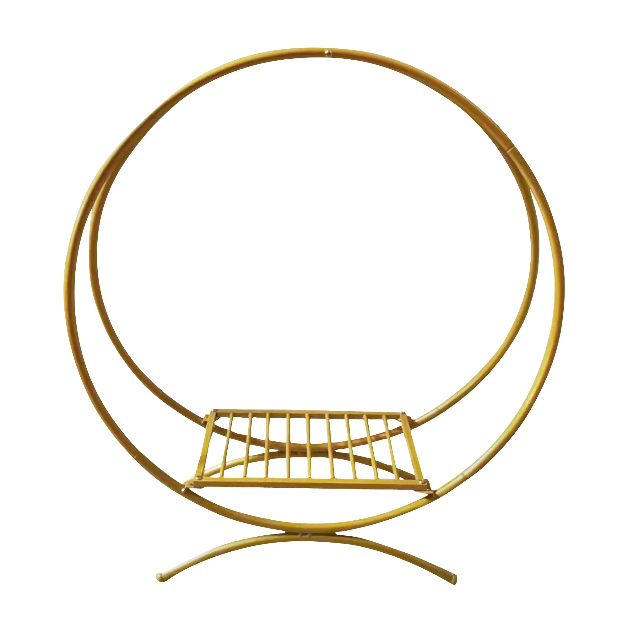 

Gold/Silver 60cm Wedding Cake Stand Flower Stand Floral Hoop Wedding Decor