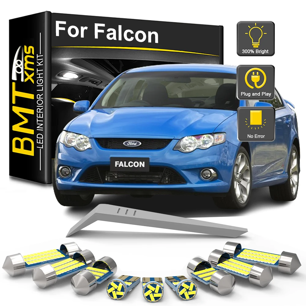 BMTxms LED Interior Light Bulb Kit For Ford Falcon FG G6E FGX AU BA BF XR6 XR8 2000-2010 2011 2012 2013 2014 2015 2016 Car Lamp