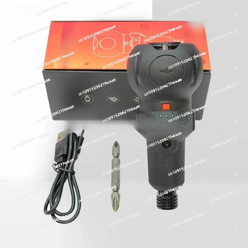 Suitable for Portable three-speed transmission electronic torque hoist handle electric screwdriver set metal gear