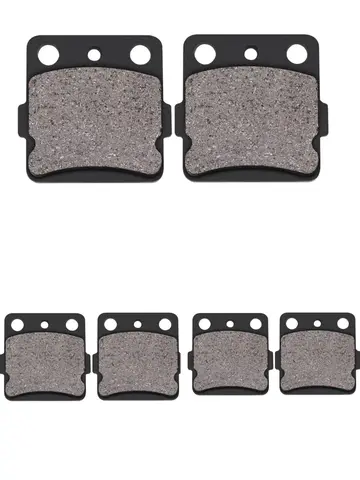Suitable for Yamaha Motorcycle Front and Rear Brake Pads Yfm350X Warrior 2002-2003 Yfm35R Raptor 350 2007-2013 Yfm35X-Warrior 2004 Yfm350 35 and Other Models, Brake Pads Are Wear-Resistant