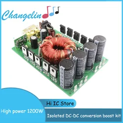 Convertitore boost DC-DC isolato ad alta potenza da 1200 W Modulo di alimentazione step up Interruttore 12 V Alimentatore Amplificatore per auto Inverter Boost