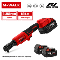 M-WALK Tool Cordless Electric Wrench, Right Angle Ratchet Wrench, Removal Screw Nut ,Car Repair Tools, For Milwaukee M18 Battery