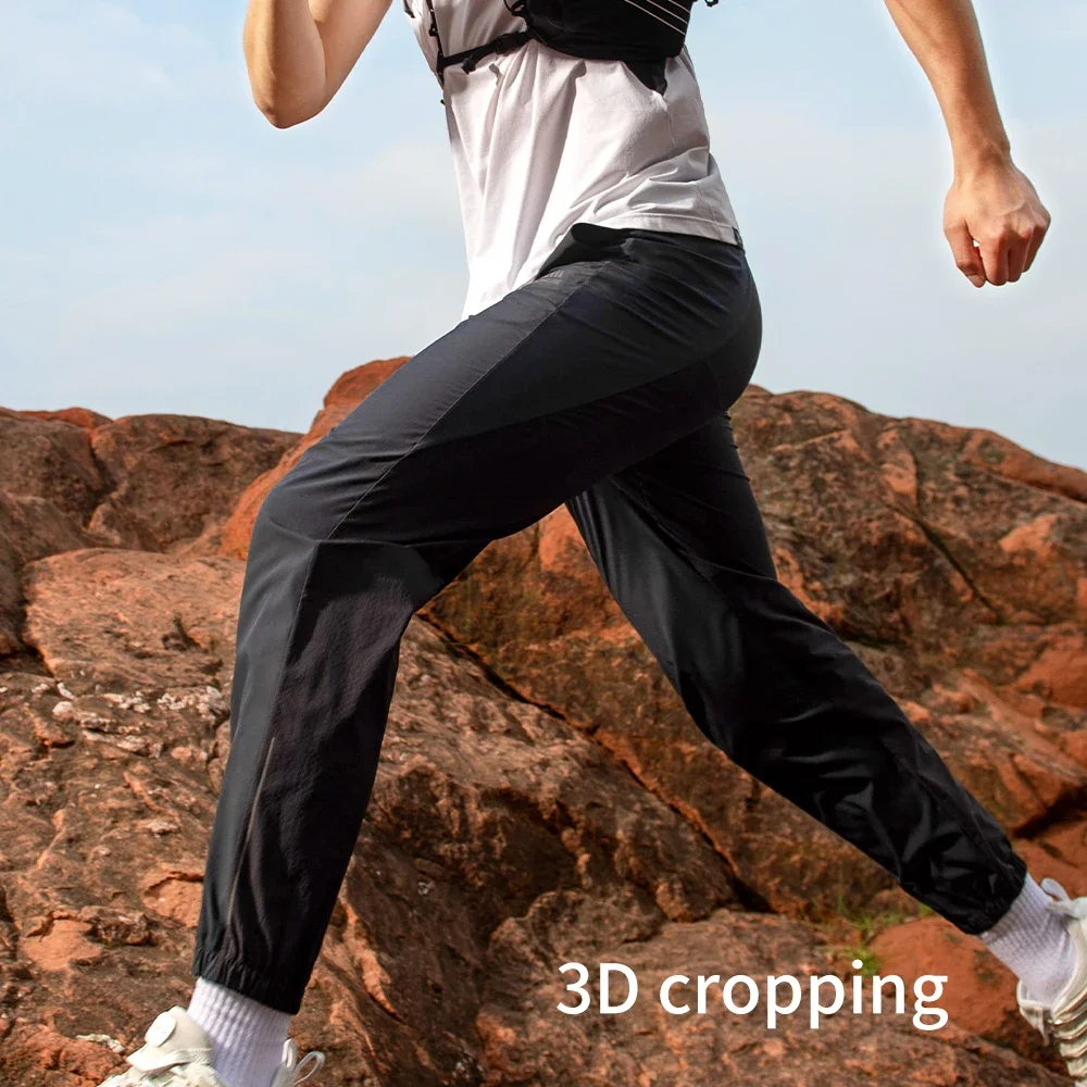 AONIJIE FM5201 Men Sports Quick Drying Pants Summer thin Section Outdoor Quick Drying Training Straight Drawstring Trousers