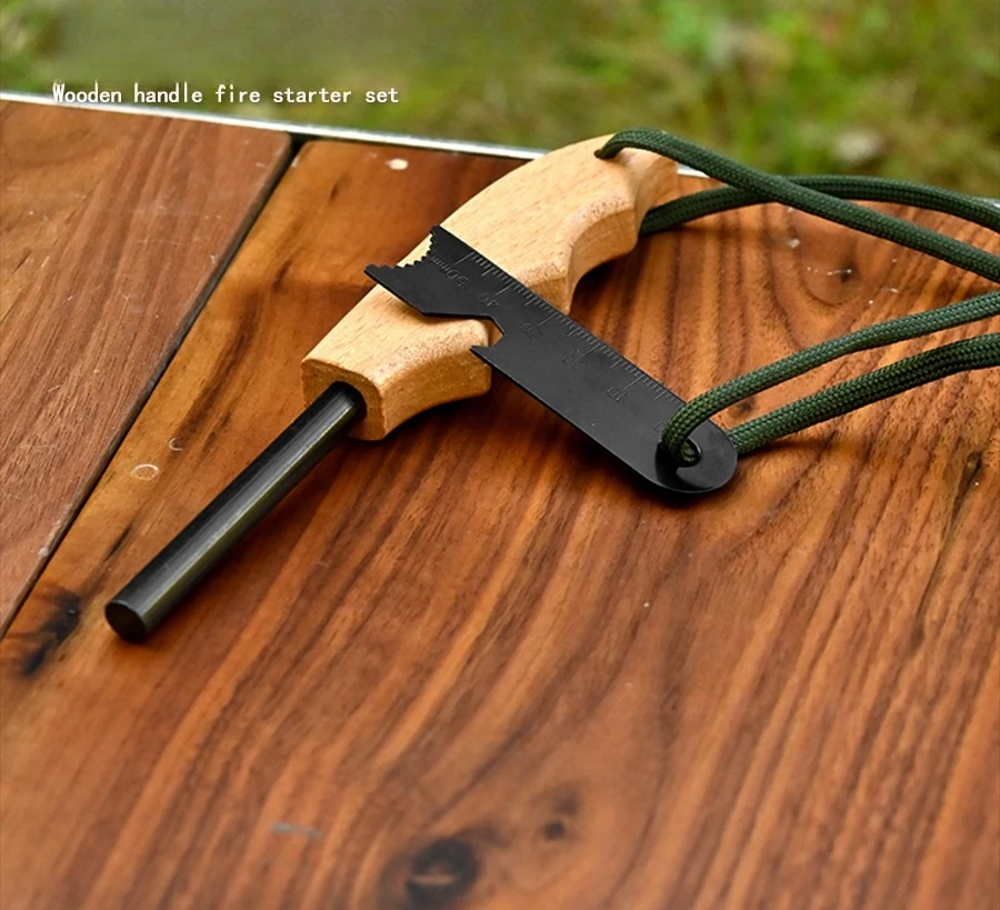 

Outdoor Flint Flint Stick Wilderness Camping Catching Fire Magnesium Stick Wilderness Survival Equipment