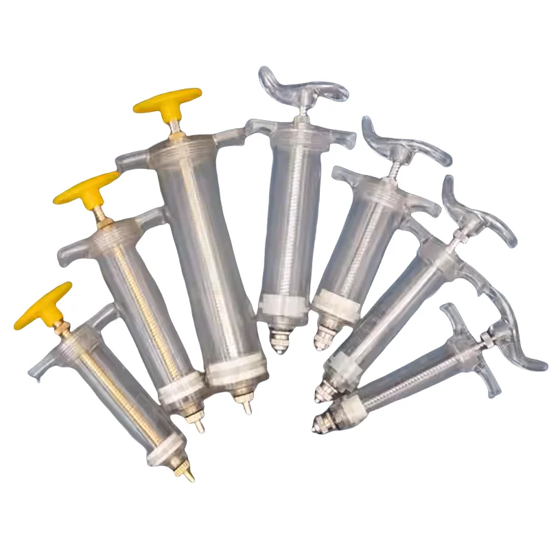 Plastic steel printing adjustable syringe