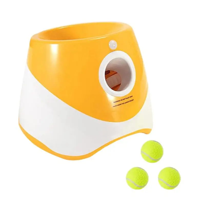 

Dog Ball Launcher Automatic Ball Throwing Machine For Dogs Adjustable Puppy Toy Tennis Ball Launcher Catapult For Pets Training