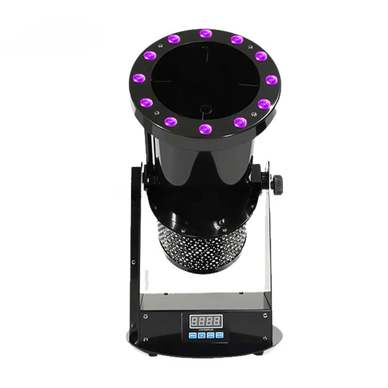 Hot Sale Stage equipment LED Electric confetti blower color paper cannon machine