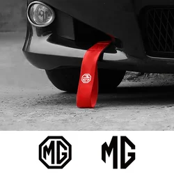 Car Towing Rope Trailer Racing Tow Strap Bumper Decor Accessories For MG Zs EV 5 2022 Rx5 Rx8 Tf 3 6 Phev Hs Astor One V80 Gs