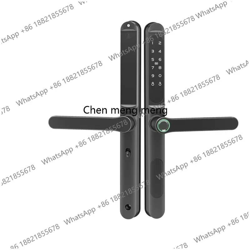 

Outdoor Ttlock Slim Smart Lock Fingerprint Aluminum Sliding Door Lock Rfid Bluetooth Rf Id Security Protection Waterproof Locks