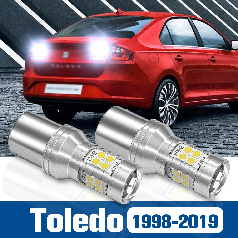 

2x LED Reverse Light Back up Lamp Accessories Canbus For Seat Toledo 2 MK2 1M 3 MK3 5P 4 MK4 1998-2019 2011 2012 2013 2014 2015