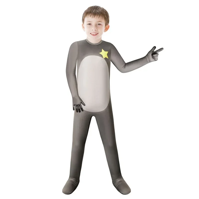 Unisex Jungen Garten von Banban Sheriff Jeff Cosplay Mädchen spielen das Monster Halloween Kostüm für Kinder