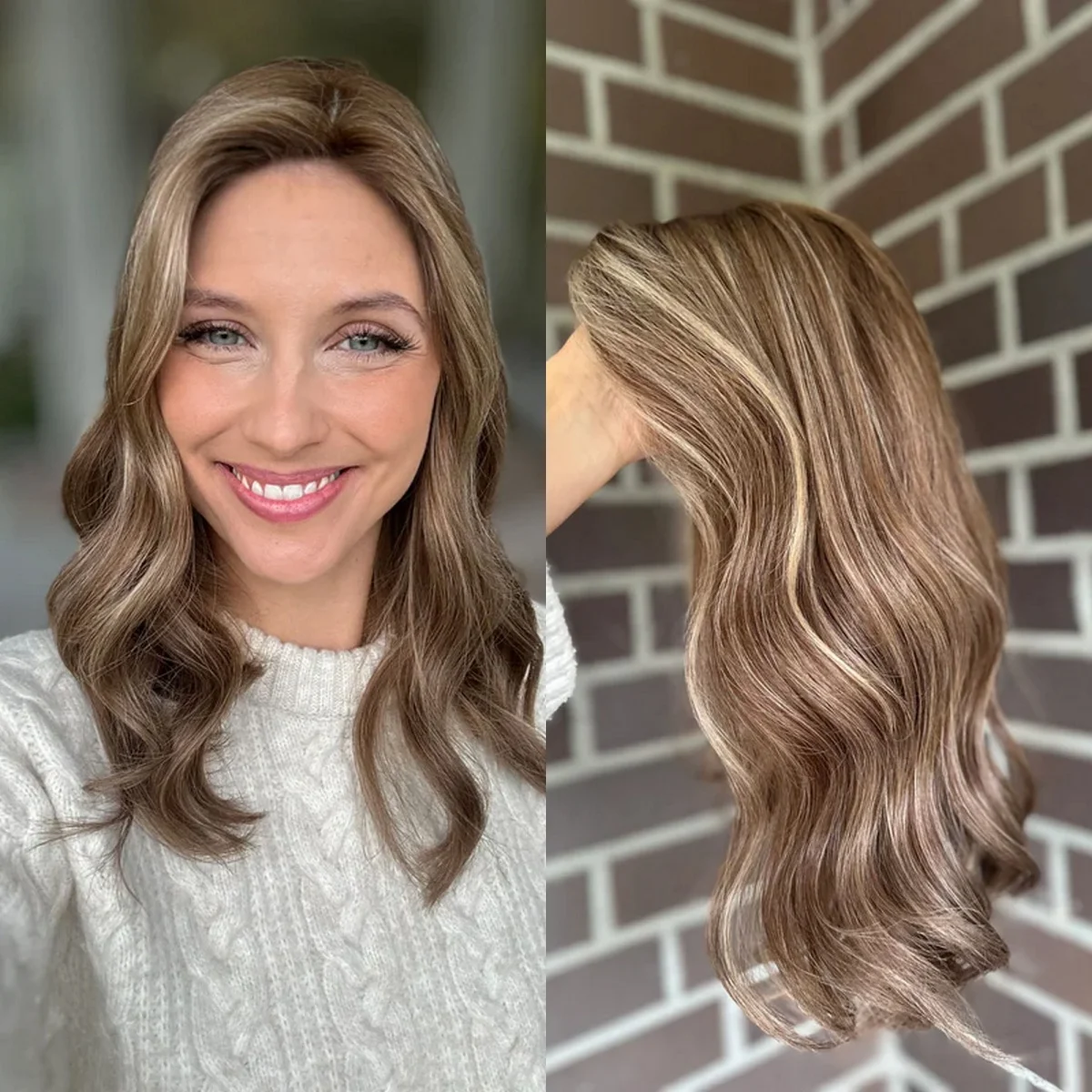 

Модный парик омбре теплого коричневого цвета с мягким HD-кружевом, волнистый боб, без клея, с предварительно вычесанной линией роста волос, для повседневного использования и вечеринок