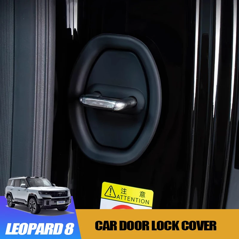 

Car Door Lock Cover For BYD Leopard 8 Silicone Buffer Rubber Shock-Absorbing Silent Protective Cover Accessories