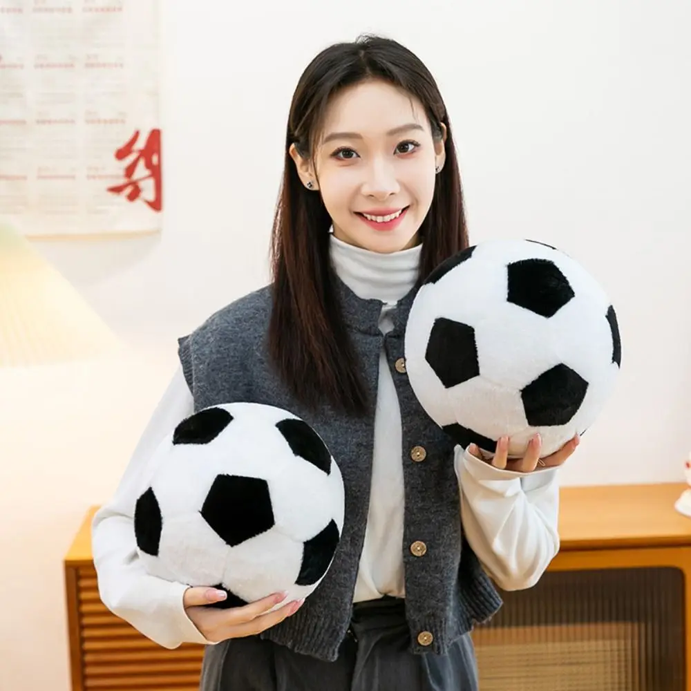 Lovely Ball Shape Round Football Soft Funny Football Throw Pillow 12cm/17cm Stuffed Football Friends Birthday Gifts