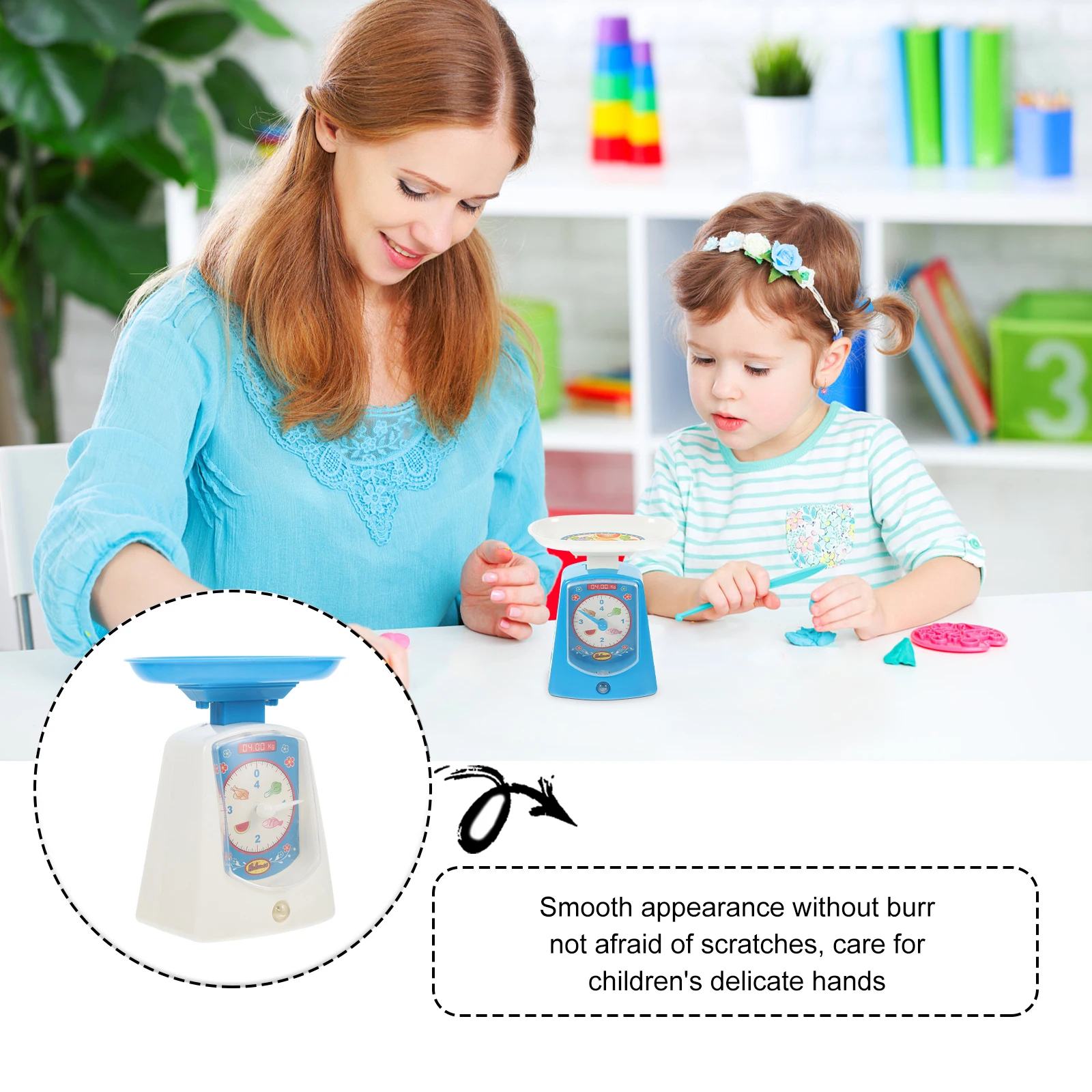 

1Pcs Simulation Electronic Scale Supermarket Educational Interactive Role Play Playhouse Learning Gift for Children