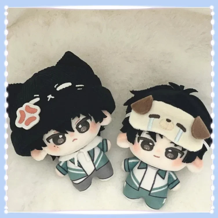 Muñeco de peluche con estampado de abanico de Chen Jingshen Yu, regalo creativo o dije de mochila, 10CM